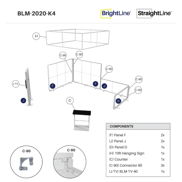 BrightLine 20x20 Island Display Kit 4 - Image 7