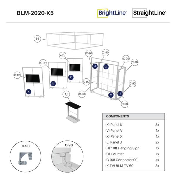 BrightLine 20x20 Island Display Kit 5 - Image 8