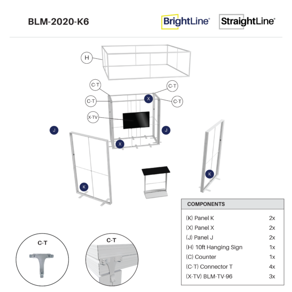 BrightLine 20x20 Island Display Kit 6 - Image 7