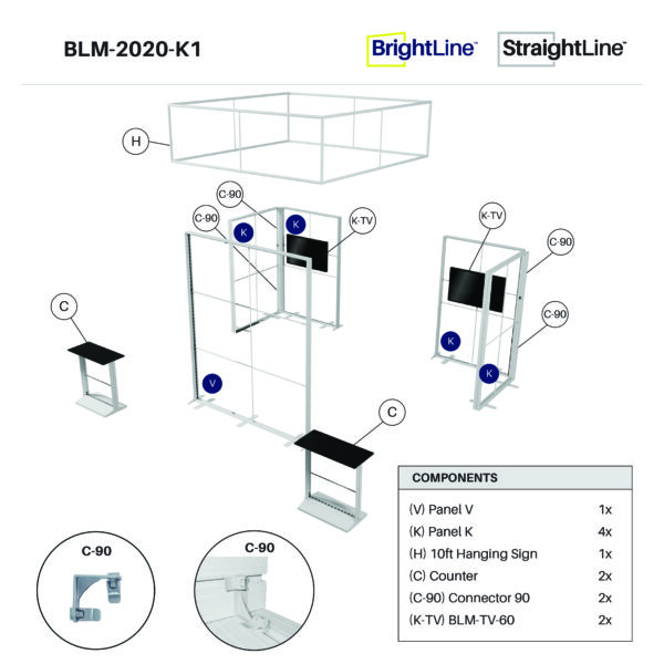 BrightLine 20x20 Island Display Kit 6 - Image 7