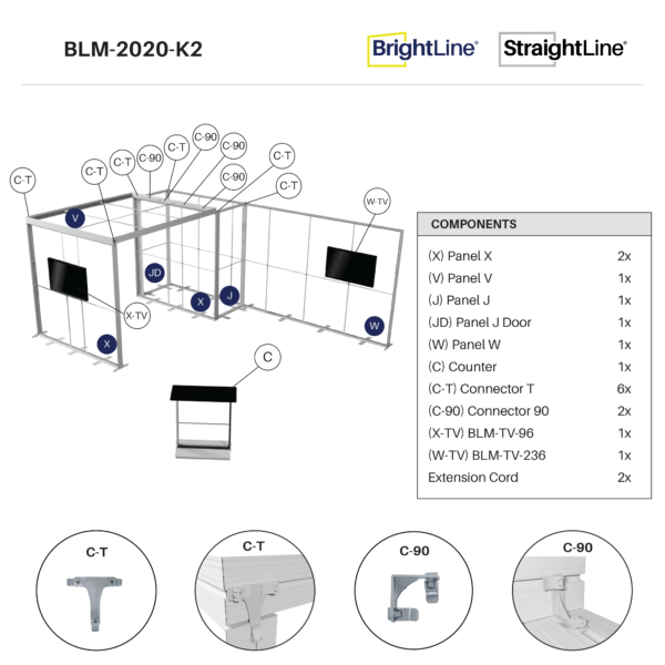 BrightLine 20x20 Island Display Kit 2 - Image 7