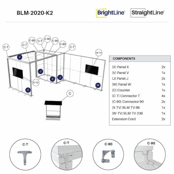 BrightLine 20x20 Island Display Kit 2 - Image 7