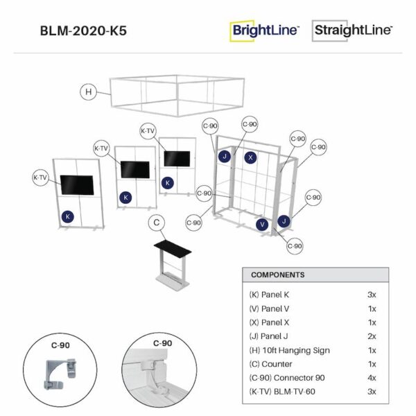 BrightLine 20x20 Island Display Kit 5 - Image 8