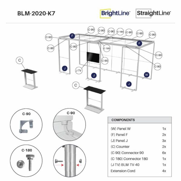 BrightLine 20x20 Island Display Kit 7 - Image 8