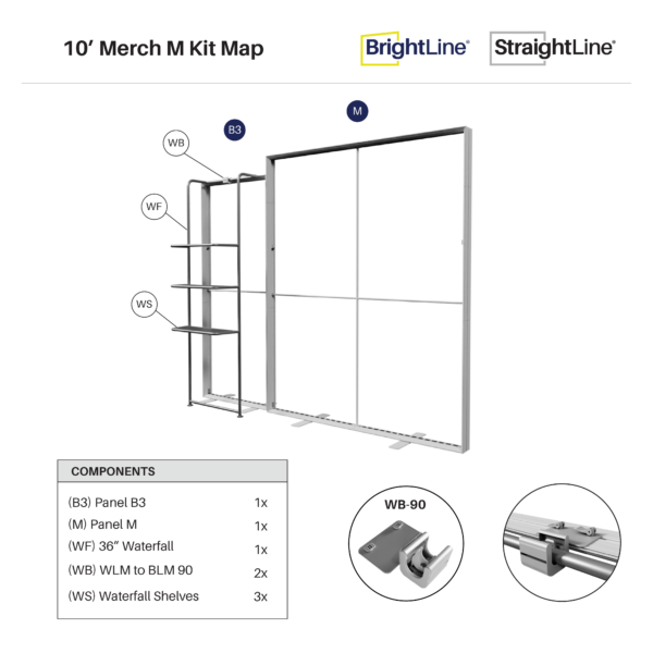 BrightLine 10ft Merchandiser M Kit - Image 7