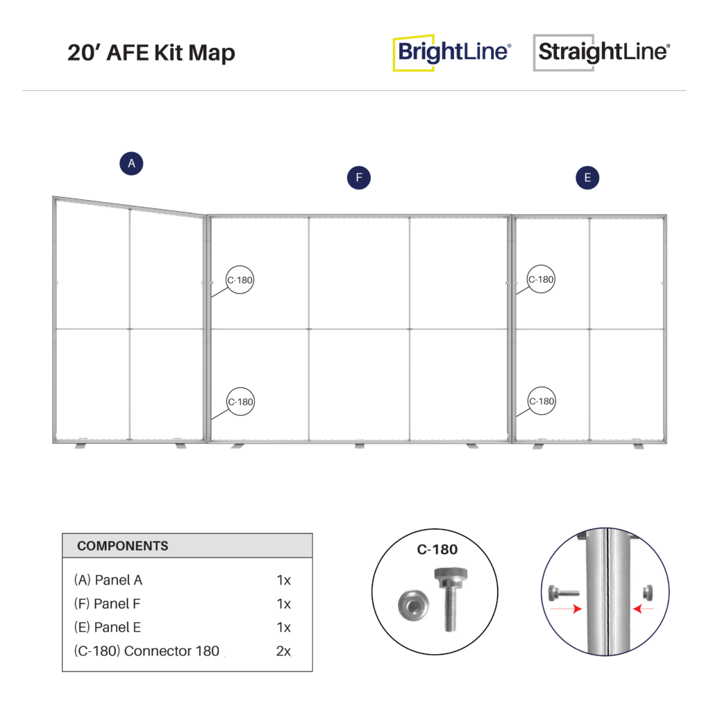 StraightLine 20ft AFE Kit – Brandstand America
